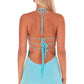 Chic A Line Spaghetti Straps Light Blue Short Homecoming Dress with Sequins SH7468
