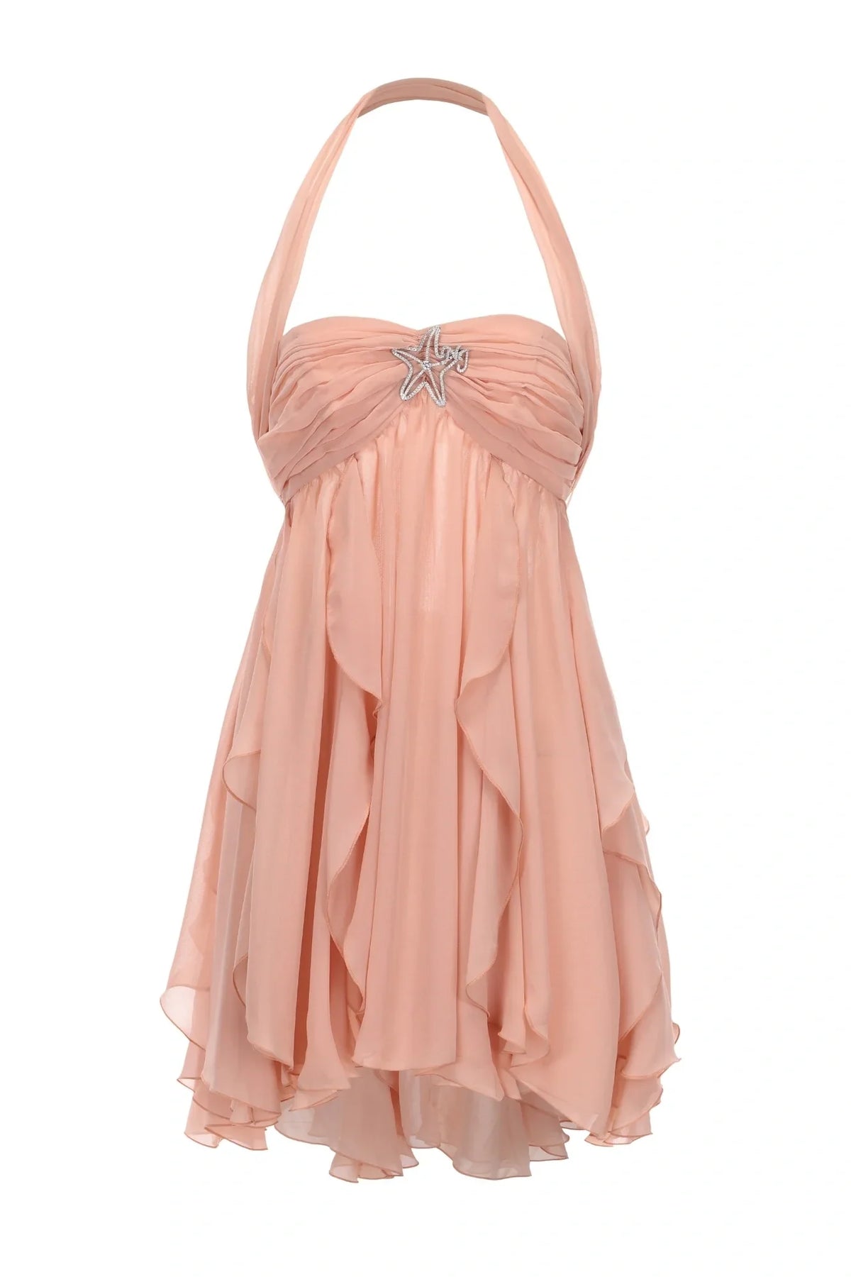 Chic A Line Sweetheart Pink Short Party Dress with Ruffles SH7495