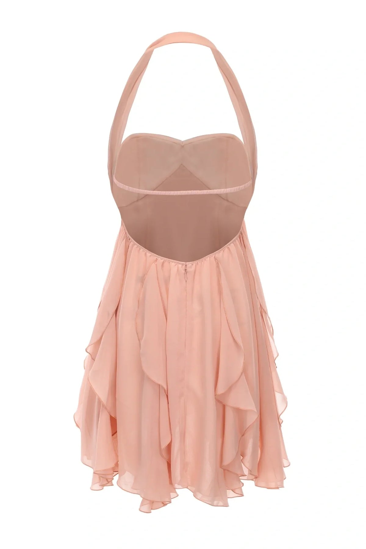 Chic A Line Sweetheart Pink Short Party Dress with Ruffles SH7495