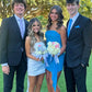 Cute Sheath Strapless Blue Short Homecoming Dress with Ruched SH7527
