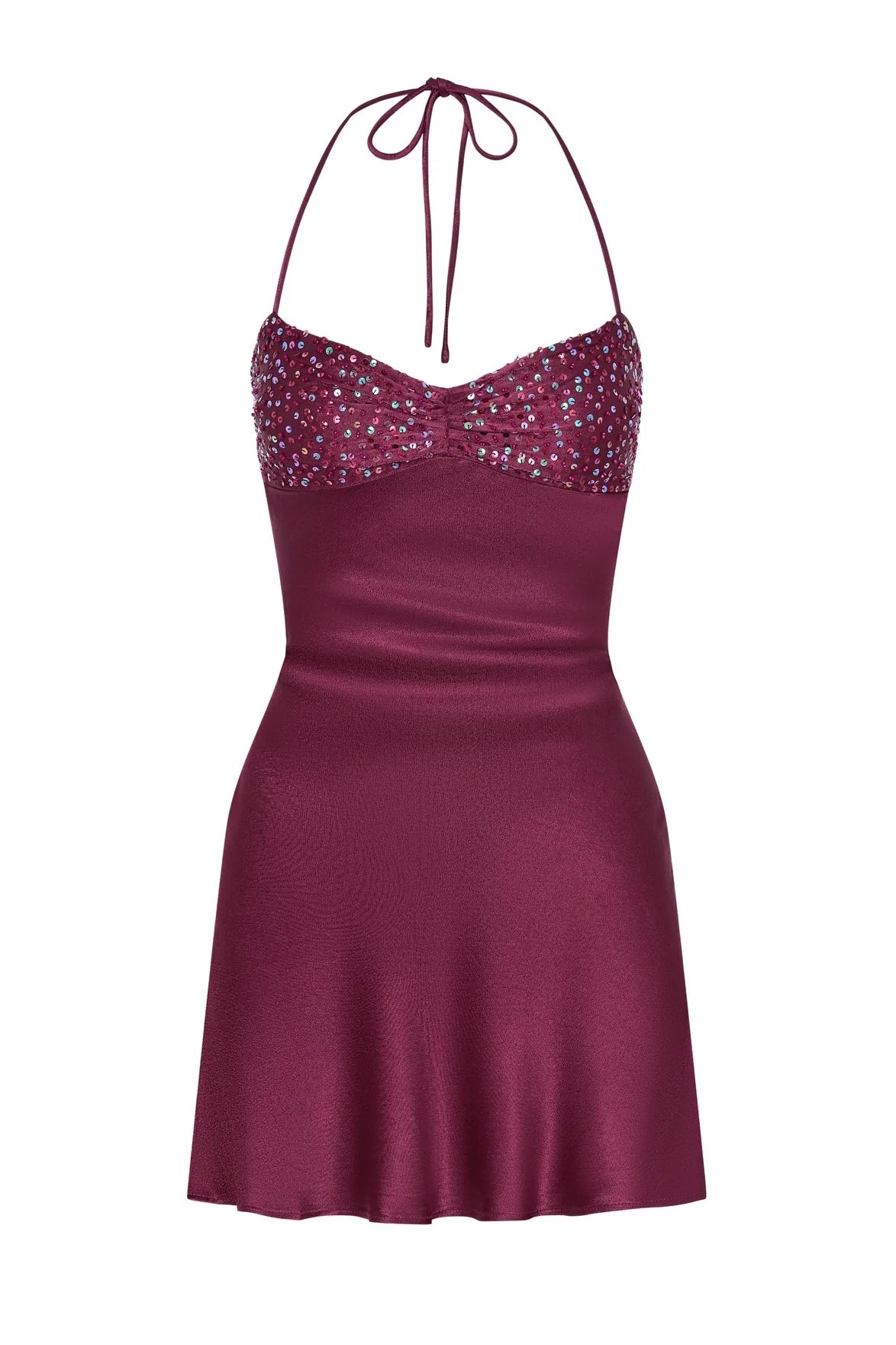 Cute Sheath Spaghetti Straps Purple Short Homecoming Dress with Beading SH7452