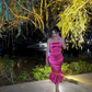Cute Sheath Strapless Hot Pink Satin Prom Dress Graduation Prom Dress SH2472