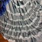 Vintage Royal Blue Satin Layered Tulle Prom Dress Party Evening Dress SH5695