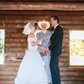 Classic Ball Gown Off the Shoulder White Satin Tulle Long Wedding Dress SH7443