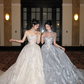 Shiny Ball Gown Sweetheart Neck Sequin Beaded Tulle Prom Dress 18th Birthday Dress SH4921
