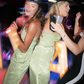 Sage Green Sheath Strapless Satin Long Bridesmaid Dress SH6301