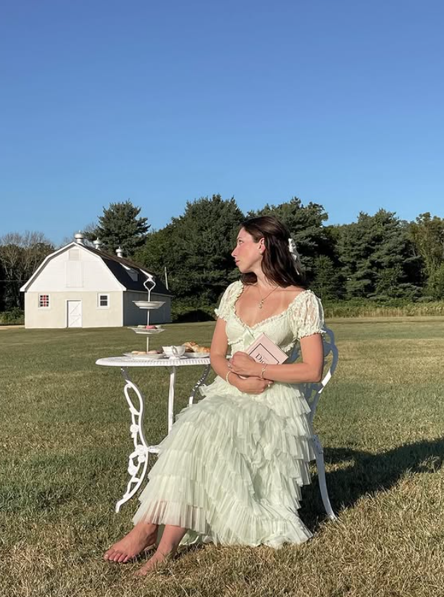 Stunning A Line Puff Green Lace Layered Tulle Prom Dress Evening Dress SH4877