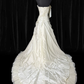 Vintage Ivory A Line Halter Appliques Bow Satin Prom Dress Evening Dress SH5606