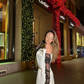 Cute A Line Strapless Bow White Satin Short Homecoming Dress Birthday Dress SH2509