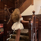 White Simple A Line Off the Shoulder Satin Mini Homecoming Dress Birthday Dress SH3946