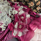 Vintage Pink Purple Ball Gown Strapless Lace Ruffle Tulle Prom Dress Sweet 16 Dress SH5777