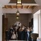 Navy Blue Mermaid V Neck Satin Long Bridesmaid Dress Evening Dress with Bow SH3272