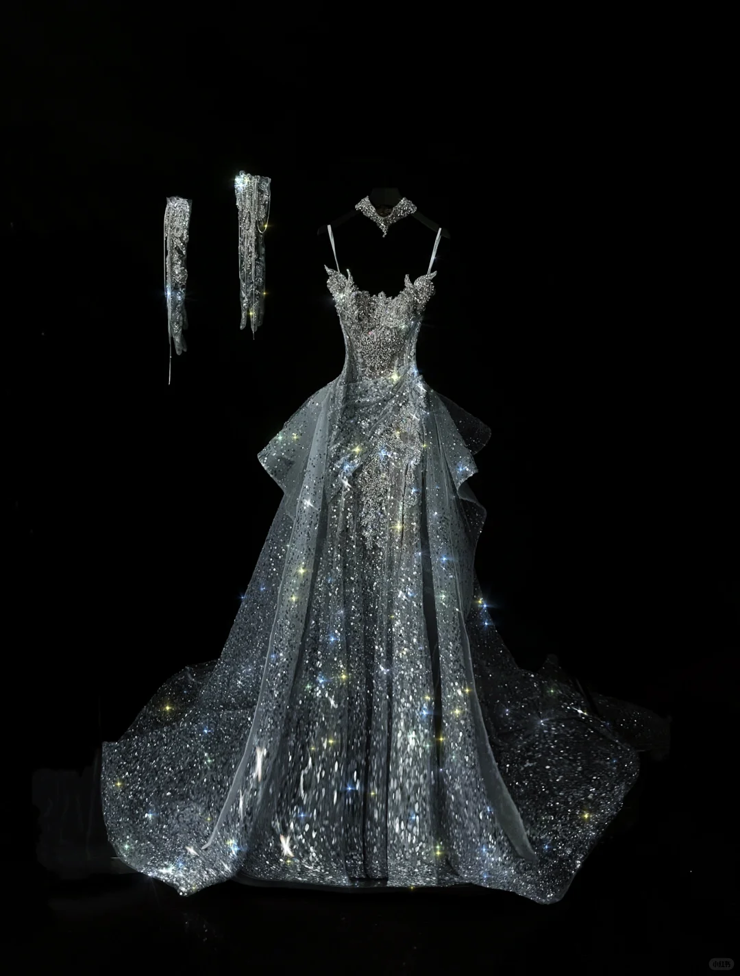 Shiny Ball Gown Sweetheart Neck Sequin Beaded Grey Tulle Prom Dress 18th Birthday Dress SH4923