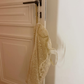 Shiny Beige Sheath Spaghetti Strap Sequin Cocktail Dress Homecoming Dress SH6135