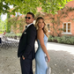 Simple Light Blue Long Prom Dresses  SH868