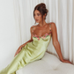 Beautiful Green Applique Long Evening Dress Prom Dress SH1002