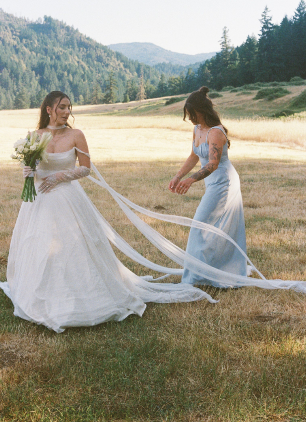Simple Classic White A Line Strap Satin Tulle Long Prom Dress Wedding Dress SH3657