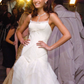 Elegant A Line Spaghetti Strap White Tulle Long Sweep Prom Dress Evening Dress SH2444