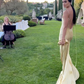 Sexy Backless Yellow Mermaid Prom Dress Evening Gown SH1255