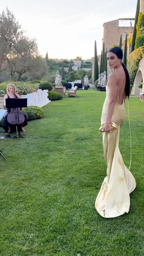 Sexy Backless Yellow Mermaid Long Evening Prom Dresses, Cheap Party Custom  Prom Dresses, 18618