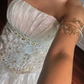 Stunning Vintage Ball Gown Strapless Exquisite Beaded Layered Organza Prom Dress SH5382