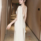 Elegant Sheath One Shoulder Pink Satin Long Prom Dress Party Dress SH4667