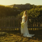 Simple Classic A Line Spaghetti Strap White Satin Long Wedding Dress SH5186