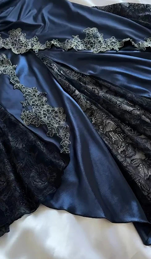 Sexy Navy Blue Mermaid Lace Prom Dress Party Dress SH1237 shinydress Sexy Navy Blue Mermaid Lace Prom Dress Party Dress SH1237 shinydress