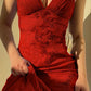 Simple Blue Spaghetti Straps Long Backless Prom Dress SH1153