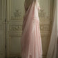 Lovely Pink Chiffon Prom Dress Princess Pearls Spaghetti Straps Evening Gown SH2627