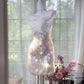 Dreamy Sequin Sheath Sweetheart Neck Layered Open Back Homecoming Dress Cocktail Dress SH3769