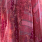 Pink Print Floral Mermaid Spaghetti Straps Chiffon Prom Dress Evening Dress SH3782