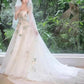 A Line Off Shoulder Tulle Lace Applique White Long Prom Dress Formal Dress SH3574