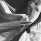 Simple Ball Gown Strapless White Satin Wedding Dress SH4121