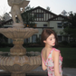 Romantic A Line Spaghetti Strap Print Floral Chiffon Prom Dress Outfits SH4486