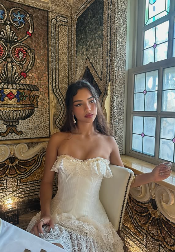 White A Line Sweetheart Neck Satin Lace Short Homecoming Dress Birthday Dress SH4657