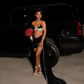 Sexy Gold Prom Dress Velvet Beads Birthday Party Cocktail Gown Homecoming Dress  SH1452