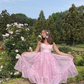 Pretty A Line Sweetheart Neck Sweety Organza Prom Dress Evening Dress SH4874