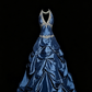 Vintage Ball Gown Halter Brown Sleeveless Long Prom Gown Fairy Prom Dresses SH3091