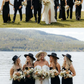 Black Elastic Satin Spaghetti Strap Side Slit Long Bridesmaid Dresses SH5588