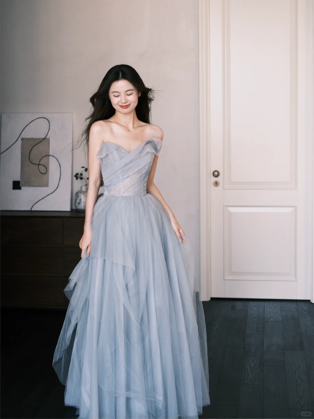 Elegant A Line Sweetheart Neck Beaded Tulle Prom Dress Party Dresses SH4594