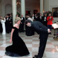 Elegant Mermaid Off the Shoulder Black Velvet Prom Dress Evening Dress SH2380