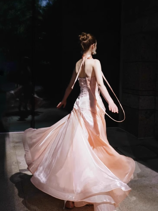 Stunning Pink A Line Sweetheart Neck Satin Prom Dress Evening Dress 16th Birthday Dress SH4048