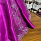 Vintage Pink Ball Gown Strapless Beaded Bow Satin Prom Dress Sweet 16 Dress SH5773