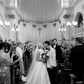 High-class A Line High Neck White Satin Long Wedding Dress SH8253