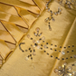 Bright Yellow A Line Strapless Beaded Satin Prom Dress Party Evening Dress SH5993