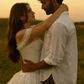 Vintage Simple A Line Off the Shoulder White Lace Long Wedding Dress SH5391