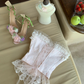 Sweety A Line Strapless Floral Tulle Short Prom Dress Homecoming Dress SH5838