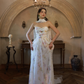 Dreamy A Line Sweetheart Neck Print Floral Chiffon Prom Dress Party Dress SH4172