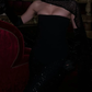 Sexy Black Sheath Sequin Beaded Satin Prom Dress Evening Dress SH5524